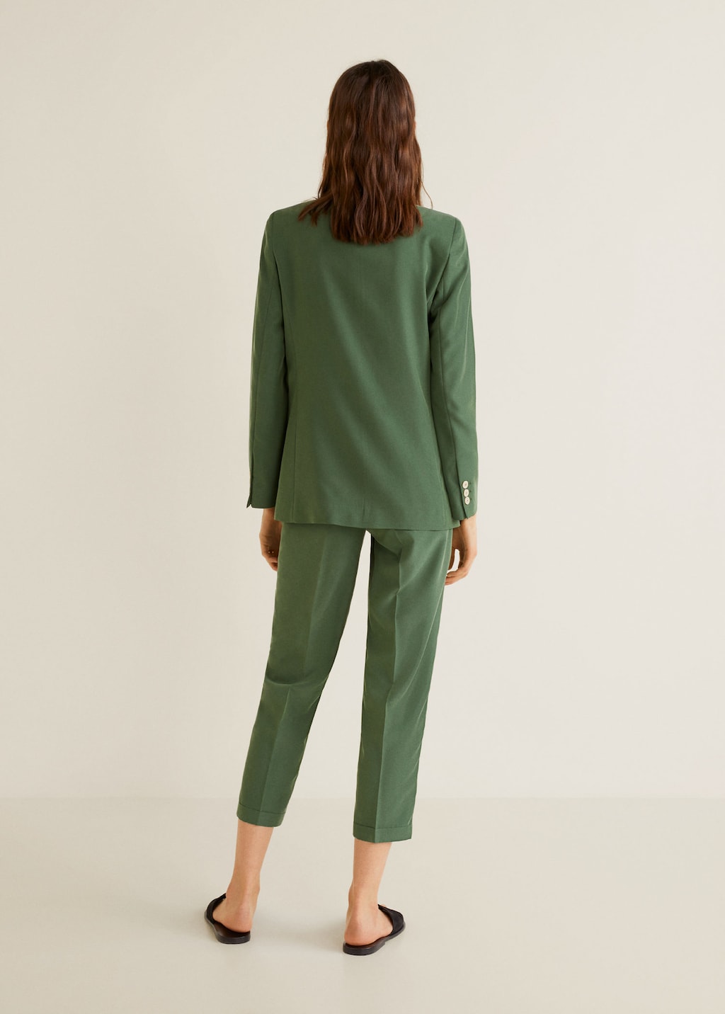 Modal-blend suit blazer - sandy-thoa
