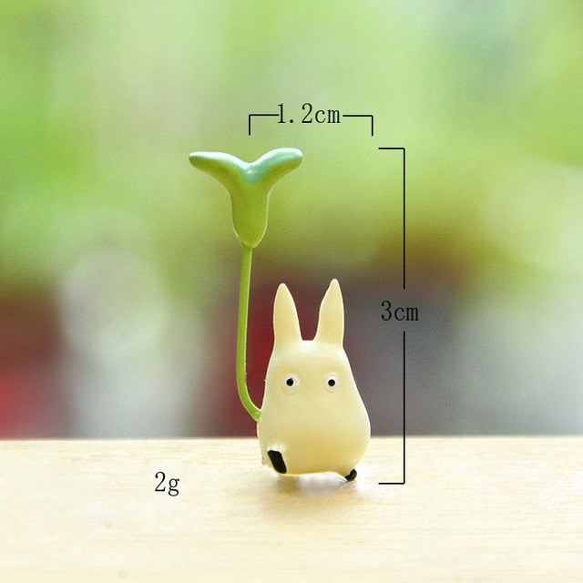 Resin Hayao Miyazaki's Totoro Model Figurines Fairy Flower Pot Ornament Miniatures Moss Gnome Decoration Crafts Gifts Home