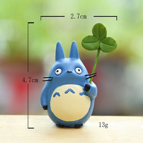 Resin Hayao Miyazaki's Totoro Model Figurines Fairy Flower Pot Ornament Miniatures Moss Gnome Decoration Crafts Gifts Home