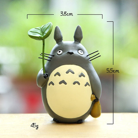 Resin Hayao Miyazaki's Totoro Model Figurines Fairy Flower Pot Ornament Miniatures Moss Gnome Decoration Crafts Gifts Home