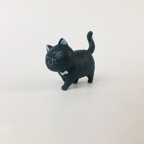 Cute Mini PVC Animal Miniatures Japanese Bell Cat Doll Figures Toy Creative Handicraft Ornaments Home Decoration Crafts