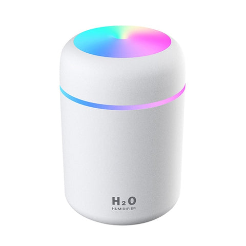 Portable 300ml Humidifier USB Ultrasonic Dazzle Cup Aroma Diffuser Cool Mist Maker Air Humidifier Purifier with Romantic Light