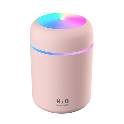 Portable 300ml Humidifier USB Ultrasonic Dazzle Cup Aroma Diffuser Cool Mist Maker Air Humidifier Purifier with Romantic Light