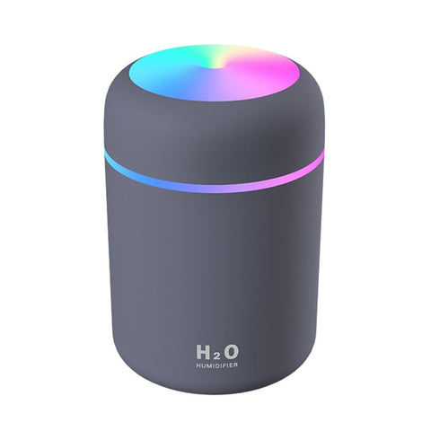 Portable 300ml Humidifier USB Ultrasonic Dazzle Cup Aroma Diffuser Cool Mist Maker Air Humidifier Purifier with Romantic Light