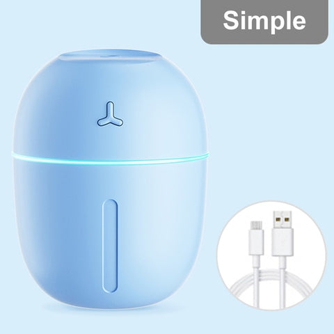 Portable 300ml Humidifier USB Ultrasonic Dazzle Cup Aroma Diffuser Cool Mist Maker Air Humidifier Purifier with Romantic Light