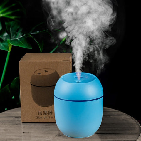 Portable 300ml Humidifier USB Ultrasonic Dazzle Cup Aroma Diffuser Cool Mist Maker Air Humidifier Purifier with Romantic Light