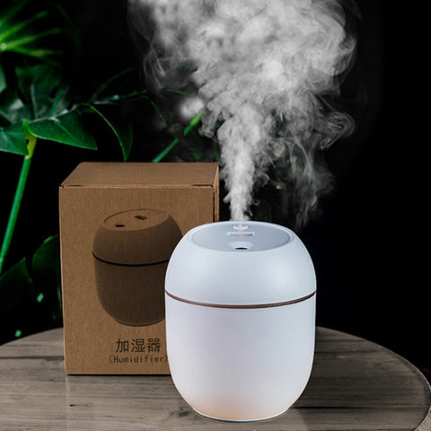 Portable 300ml Humidifier USB Ultrasonic Dazzle Cup Aroma Diffuser Cool Mist Maker Air Humidifier Purifier with Romantic Light