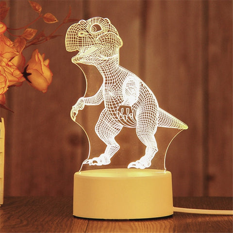 2021 decoration  creative 3D LED night light table lamp children bedroom  child gift home