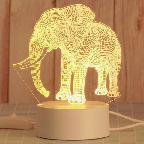 2021 decoration  creative 3D LED night light table lamp children bedroom  child gift home